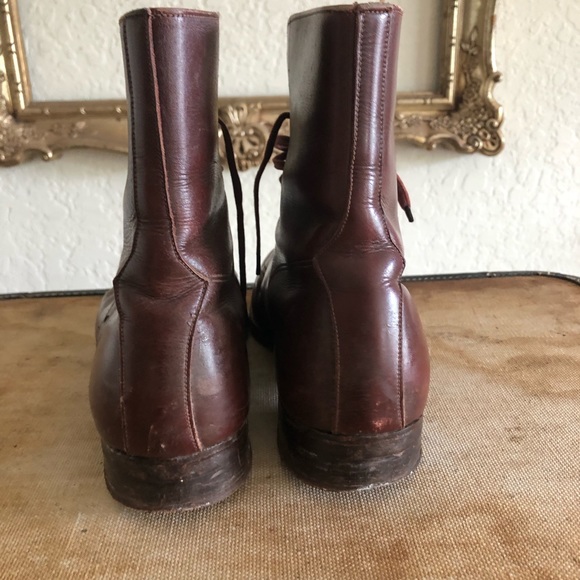 Shoes Vintage Brown Lace Up Riding Boots Poshmark